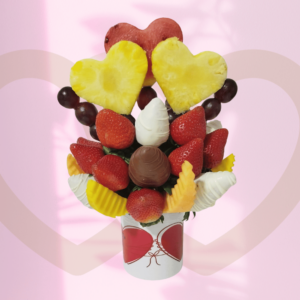 arreglos de frutas Mug especial AMOR